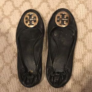 Tory Burch black Reva flat